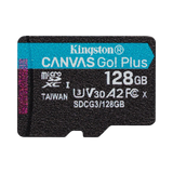 Kingston Canvas Go! Plus 128GB UHS-I microSDXC Memory Card with SD Adapter — Being Shipped