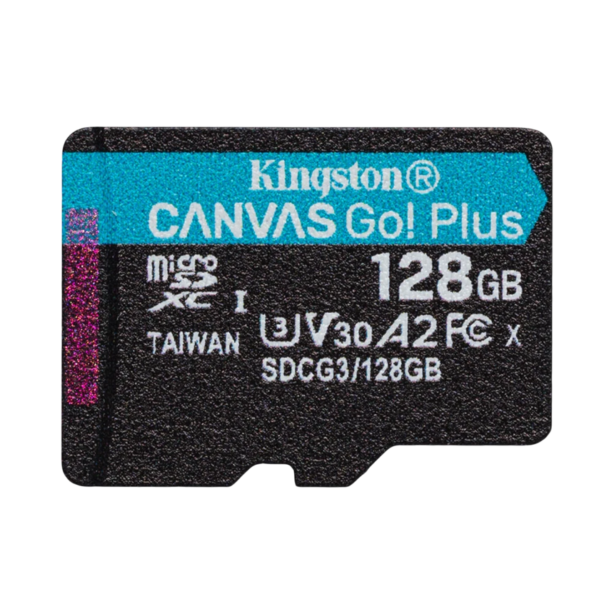 Kingston Canvas Go! Plus 128GB UHS-I microSDXC Memory Card with SD Adapter — Being Shipped