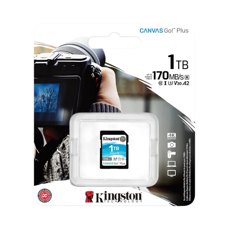 Kingston Canvas Go! Plus 1TB UHS-I SDXC Memory Card — Being Shipped