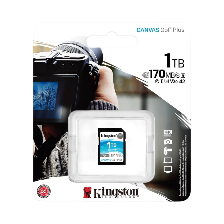 Kingston Canvas Go! Plus 1TB UHS-I SDXC Memory Card — Being Shipped