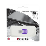 Kingston DataTraveler microDuo 3C 128GB USB-C & USB-A Flash Drive — Being Shipped