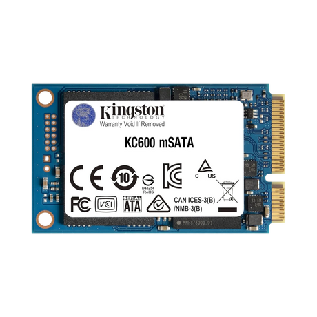 Kingston KC600 256GB 2.5" SATA3 mSATA SSD — Being Shipped