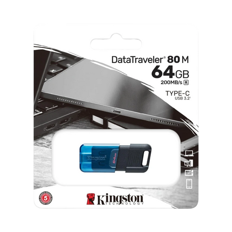 Kingston DataTraveler 80 M 64GB USB-C Flash Drive — Being Shipped