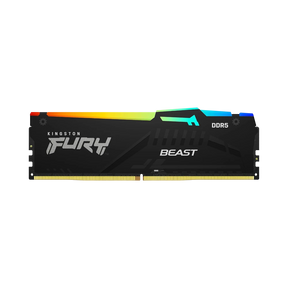 Kingston FURY Beast Black RGB XMP 16GB DDR5 5200MT/s CL40 Memory Kit (2 x 8GB) — Being Shipped