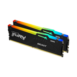 Kingston FURY Beast Black RGB XMP 16GB DDR5 5200MT/s CL40 Memory Kit (2 x 8GB) — Being Shipped