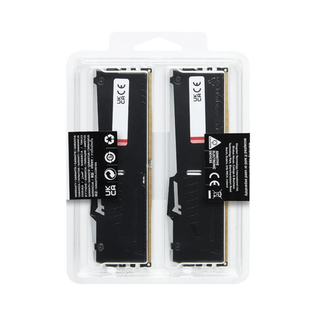 Kingston FURY Beast Black RGB XMP 16GB DDR5 5200MT/s CL40 Memory Kit (2 x 8GB) — Being Shipped