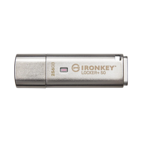 Kingston Ironkey Locker+ 50 256GB Encrypted USB Flash Drive — Being Shipped