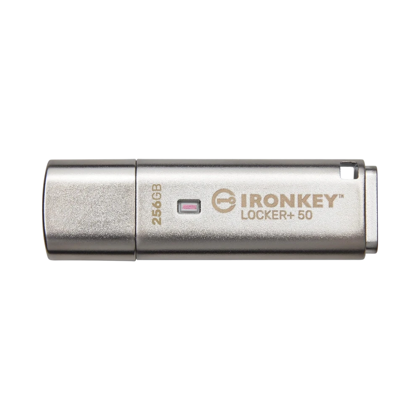 Kingston Ironkey Locker+ 50 256GB Encrypted USB Flash Drive — Being Shipped