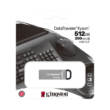 Kingston DataTraveler Kyson 512GB USB 3.2 Type A Flash Drive — Being Shipped