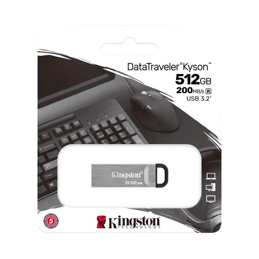 Kingston DataTraveler Kyson 512GB USB 3.2 Type A Flash Drive — Being Shipped
