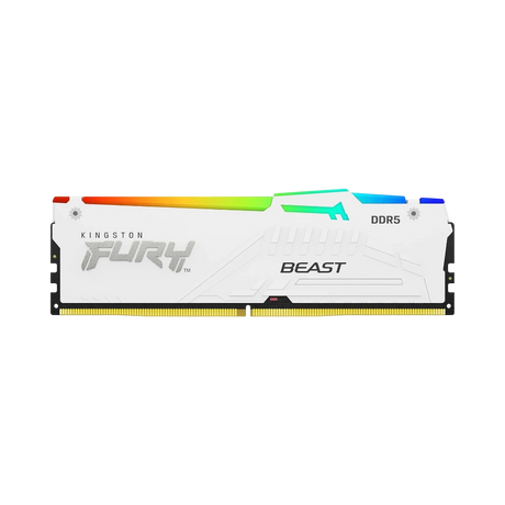 Kingston FURY Beast White RGB EXPO 16GB DDR5 6400MT/s CL32 Memory Module — Being Shipped
