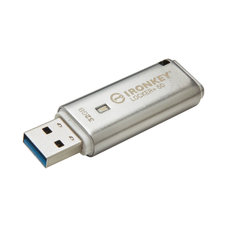 Kingston IronKey Locker+ 50 32GB USB Type-A Flash Drive — Being Shipped