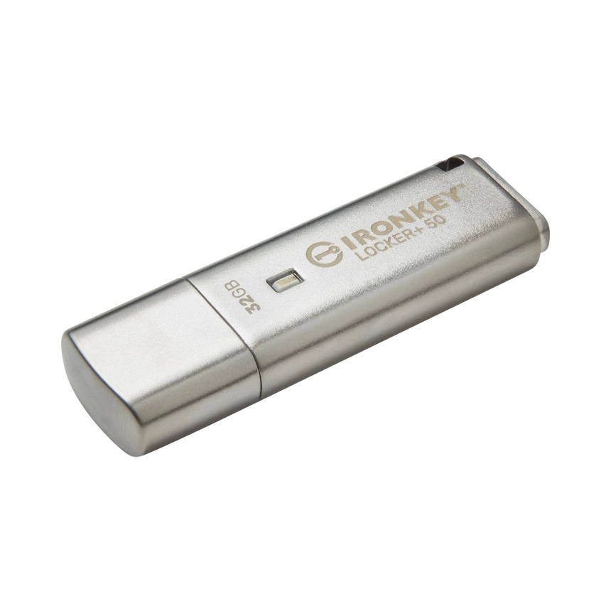 Kingston IronKey Locker+ 50 32GB USB Type-A Flash Drive — Being Shipped