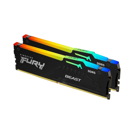 Kingston FURY Beast Black RGB EXPO 16GB DDR5 5600MT/s CL36 Memory Kit (2 x 8GB) — Being Shipped