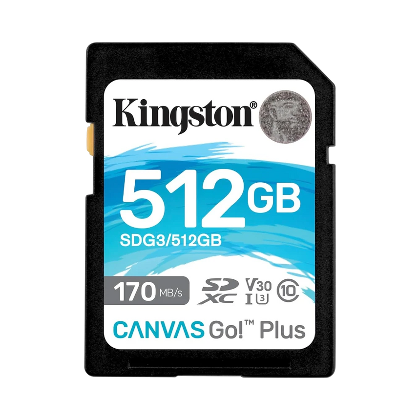 Kingston Canvas Go! Plus 512GB UHS-I SDXC Memory Card — Being Shipped