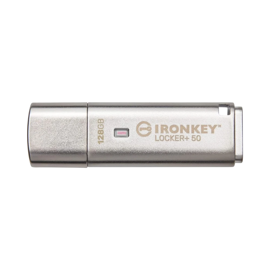 Kingston IronKey Locker+ 50 128GB USB Type-A Flash Drive — Being Shipped