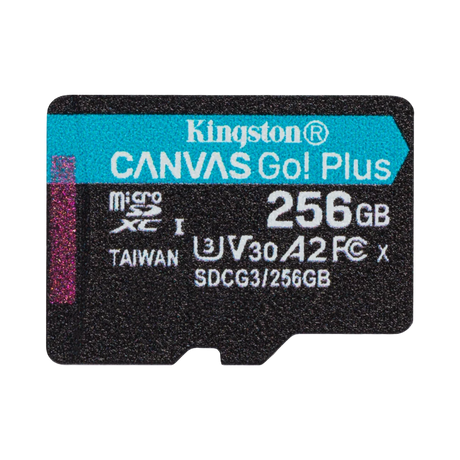 Kingston Canvas Go! Plus 256GB UHS-I microSDXC Memory Card — Being Shipped
