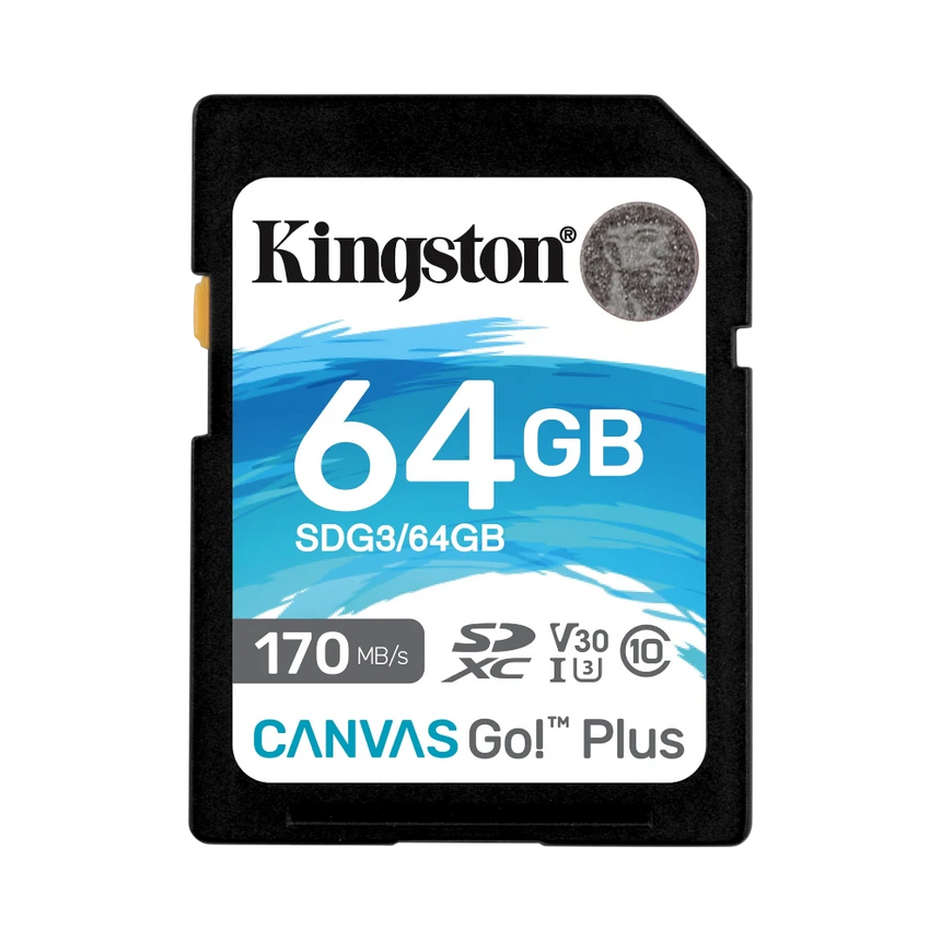 Kingston Canvas Go! Plus 64GB UHS-I SDXC Memory Card — Being Shipped