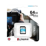 Kingston Canvas Go! Plus 64GB UHS-I SDXC Memory Card — Being Shipped