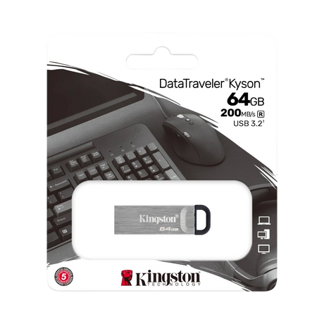 Kingston DataTraveler Kyson 64GB USB 3.2 Gen 1 Flash Drive — Being Shipped
