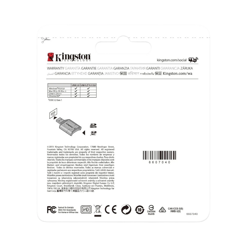 Kingston Mobilelite Plus SD Card Reader — Being Shipped