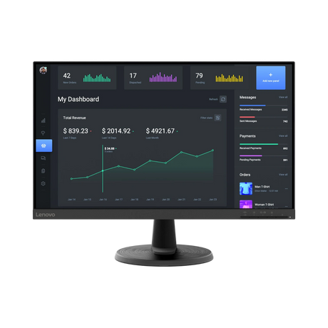 Lenovo D24-40 23.8" 16:9 75Hz FreeSync VA LCD Monitor — Being Shipped
