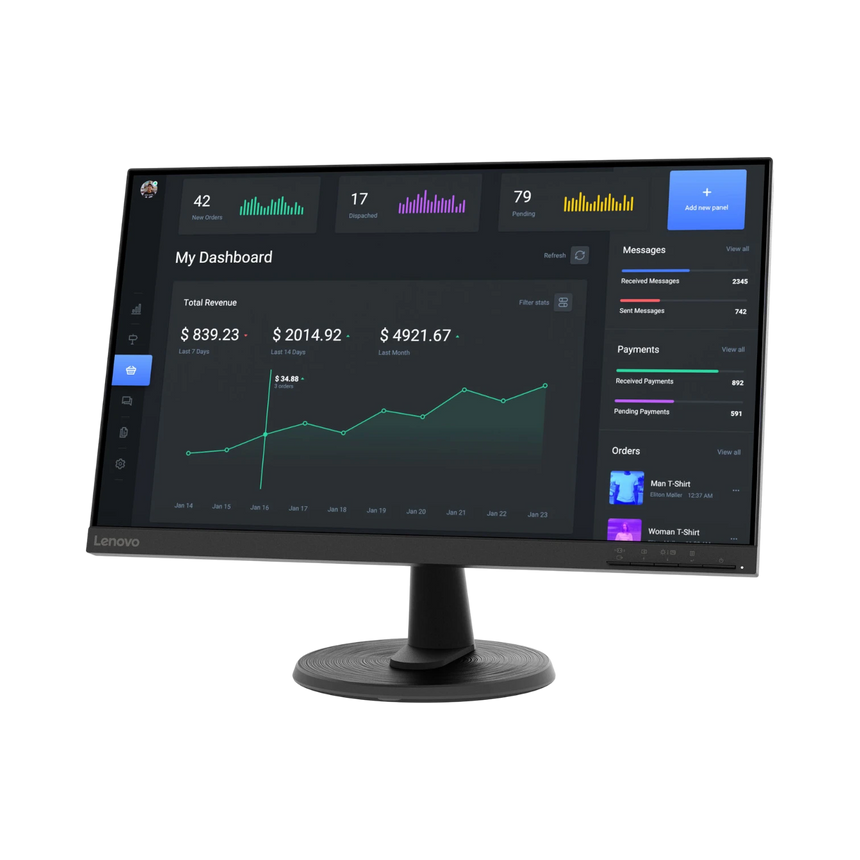 Lenovo D24-40 23.8" 16:9 75Hz FreeSync VA LCD Monitor — Being Shipped