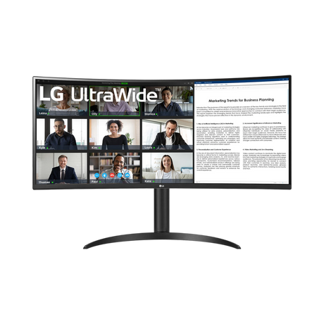 LG UltraWide BR55QC-B 34" 21:9 100Hz FreeSync Premium QHD VA LCD Curved Monitor — Being Shipped
