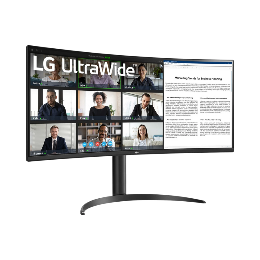 LG UltraWide BR55QC-B 34" 21:9 100Hz FreeSync Premium QHD VA LCD Curved Monitor — Being Shipped