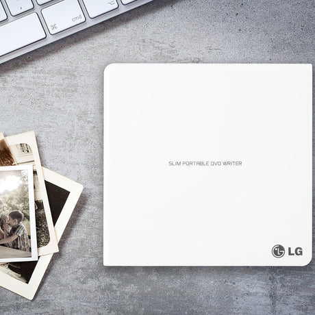 LG GP65NW60 Portable USB External DVD Burner & Drive (White) — Being Shipped