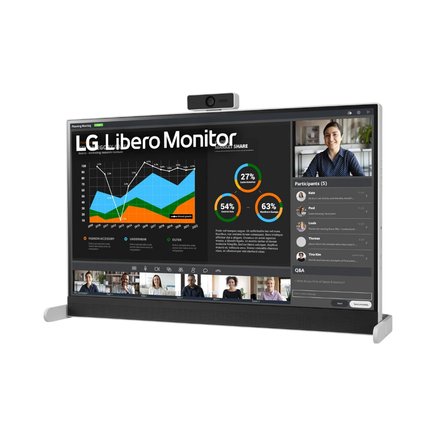 LG Libero 27BQ70QC 27" 16:9 60Hz 1440p HDR IPS Monitor — Being Shipped