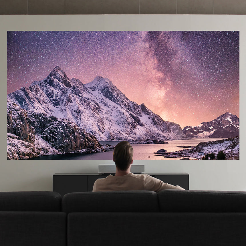 LG CineBeam HU85LA HDR XPR 4K UHD Ultra-Short Throw Laser DLP Home Theater Projector — Being Shipped