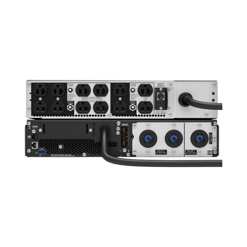 APC Smart-UPS On-Line, 3kVA, Rackmount 4U, 208V, 12x 5-20R+2x L6-20R NEMA outlets, SmartSlot, W/ transformer 208V to 120V, W/ rail kit — Being Shipped