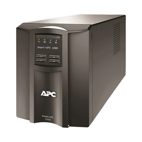 APC Smart-UPS, Line Interactive, 1000VA, Tower, 120V, 8x NEMA 5-15R outlets, SmartConnect Port+SmartSlot, AVR, LCD, TAA [TAA] — Being Shipped
