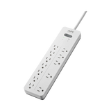 APC Home Office SurgeArrest 12-Outlet Surge Protector (6', 120V, White) — Being Shipped