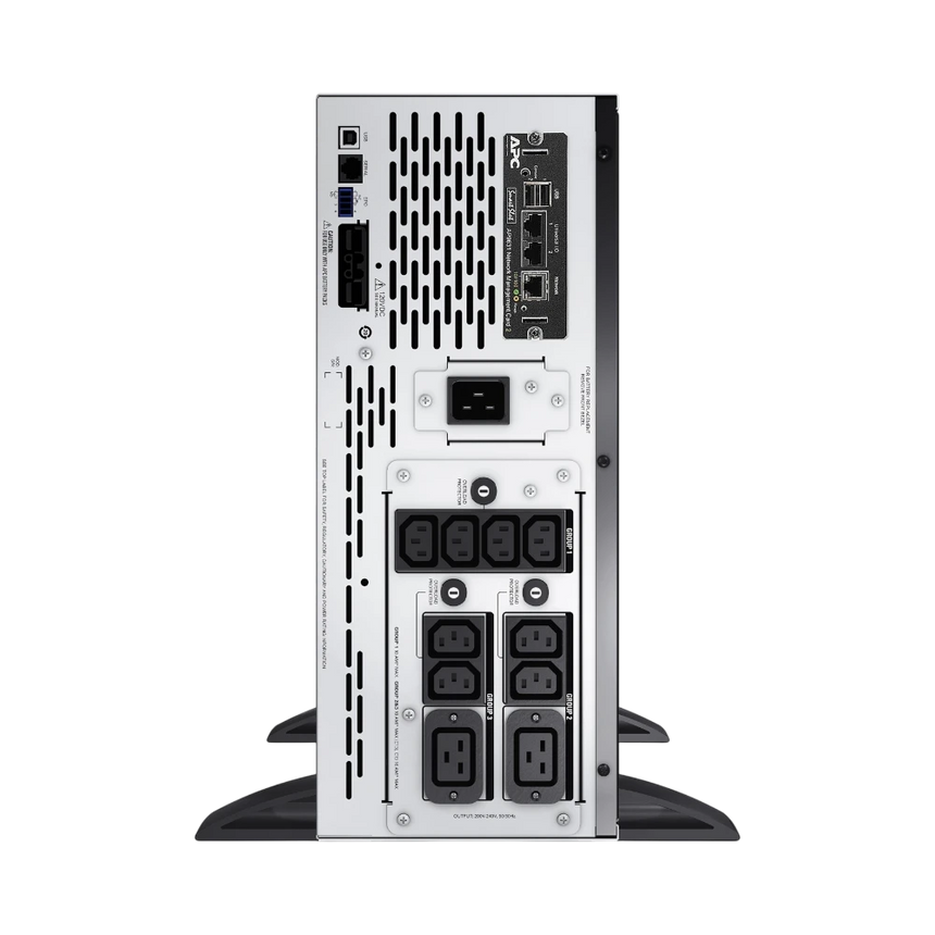 APC Smart-UPS X, Line Interactive, 2200VA, Rack/tower convertible 4U, 208V-230V, 8x C13+2x C19 IEC, Network card, Extended runtime, Short depth — Being Shipped