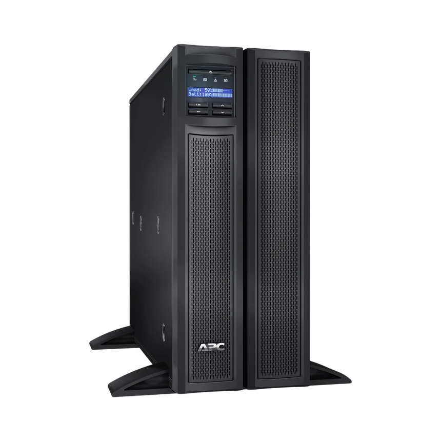 APC Smart-UPS X, Line Interactive, 2200VA, Rack/tower convertible 4U, 208V-230V, 8x C13+2x C19 IEC, Network card, Extended runtime, Short depth — Being Shipped
