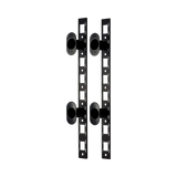 APC NetShelter Cable Management, Vertical Cable Manager, Fiber Organizer, Black, 86 x 766 x 106 mm — Being Shipped
