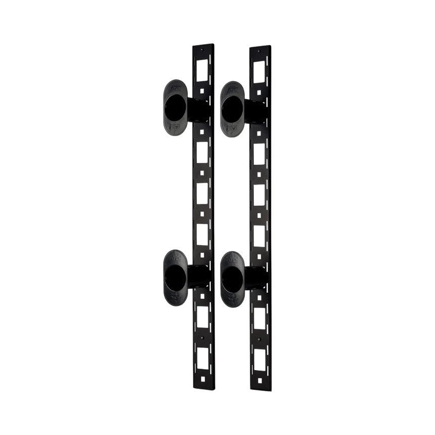 APC NetShelter Cable Management, Vertical Cable Manager, Fiber Organizer, Black, 86 x 766 x 106 mm — Being Shipped
