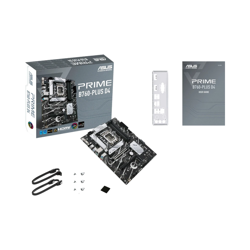 ASUS PRIME B760-PLUS D4 LGA1700 ATX Motherboard — Being Shipped
