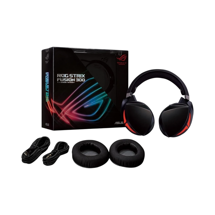 ASUS ROG Strix Fusion 300 Virtual 7.1 LED Gaming Headset — Being Shipped