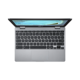 ASUS 11.6" Chromebook, Intel Celeron N3350, 4GB RAM, 32GB eMMC (Gray) — Being Shipped
