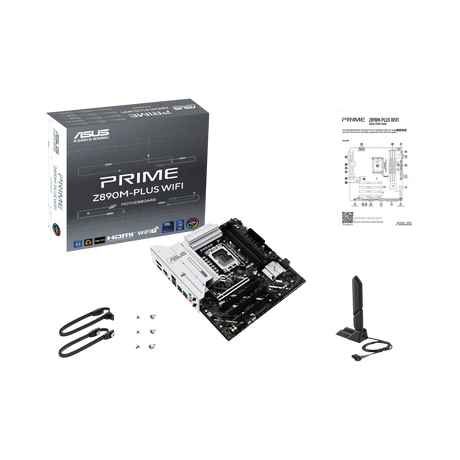 ASUS PRIME Z890M-PLUS WIFI LGA 1851 M-ATX Motherboard — Being Shipped
