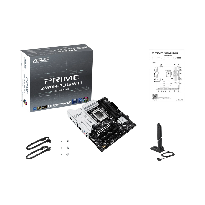 ASUS PRIME Z890M-PLUS WIFI LGA 1851 M-ATX Motherboard — Being Shipped