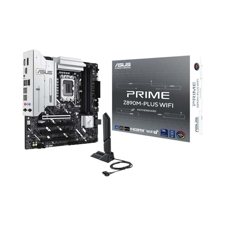ASUS PRIME Z890M-PLUS WIFI LGA 1851 M-ATX Motherboard — Being Shipped