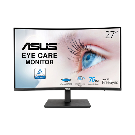 ASUS VA27VQSE 27" 16:9 75Hz FreeSync FHD VA LCD Curved Monitor — Being Shipped