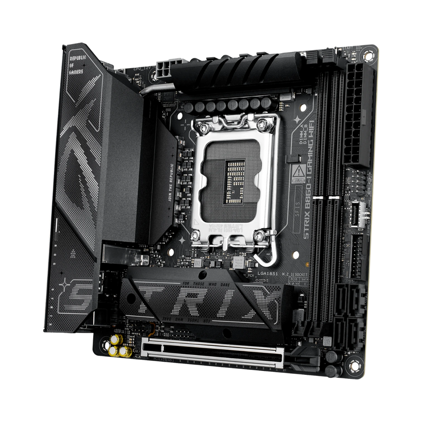 ASUS Republic of Gamers STRIX B860-I GAMING WIFI LGA 1851 Mini-ITX Motherboard — Being Shipped