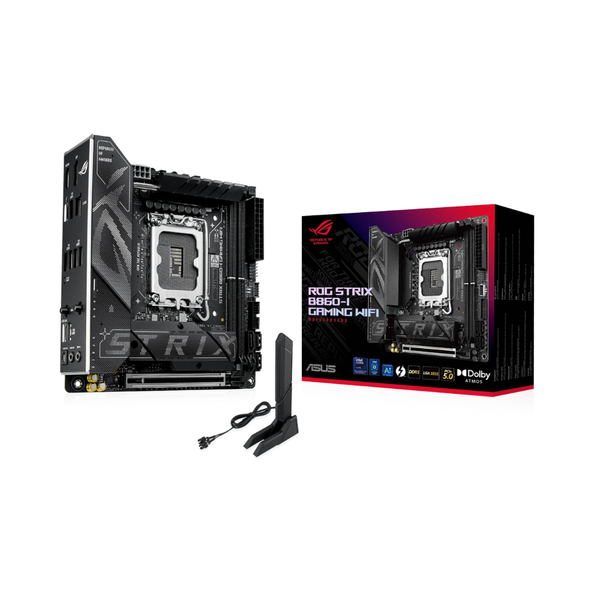 ASUS Republic of Gamers STRIX B860-I GAMING WIFI LGA 1851 Mini-ITX Motherboard — Being Shipped