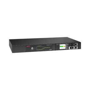 APC NetShelter Rack Automatic Transfer Switch, 1U, 16A, 230V, 2 C20 IN, 8 C13, 1 C19 OUT, 50/60Hz — Being Shipped
