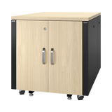 APC NetShelter Soundproof, 12U, Server Rack Enclosure, Maple — Being Shipped